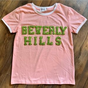 Lola + The Boys | Crystal Beverly Hills Ringer Shirt | Size 12 girls